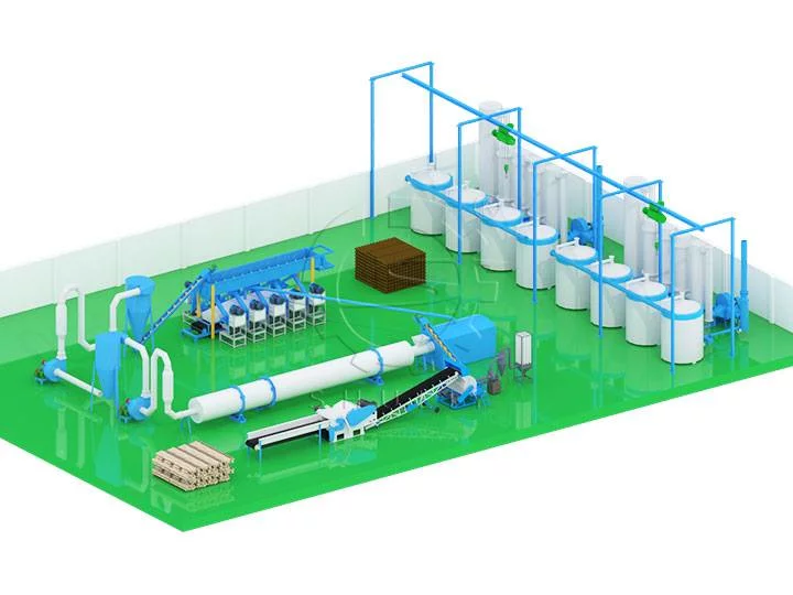 charcoal production line