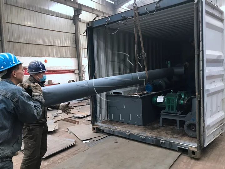 continuous carbonization furnace delivery