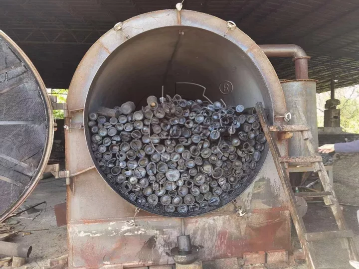 machine automatique à charbon de bambou