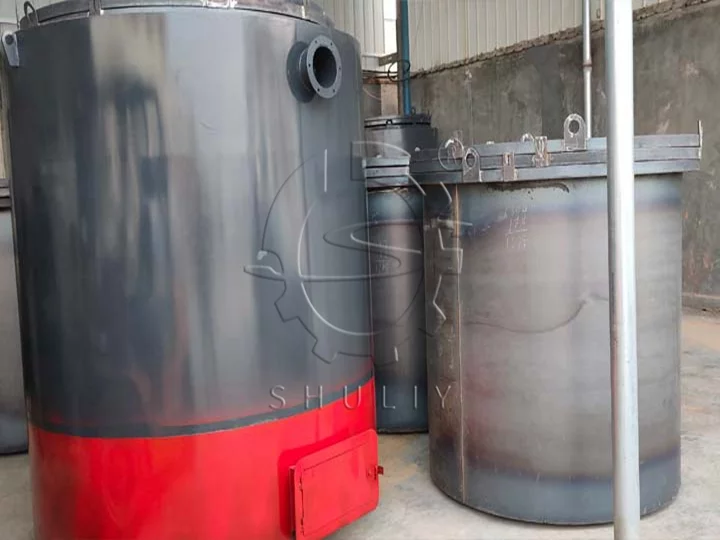 carbonization furnace with inner stoves