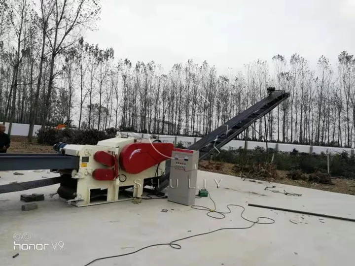 wood chips making machine for wood processing