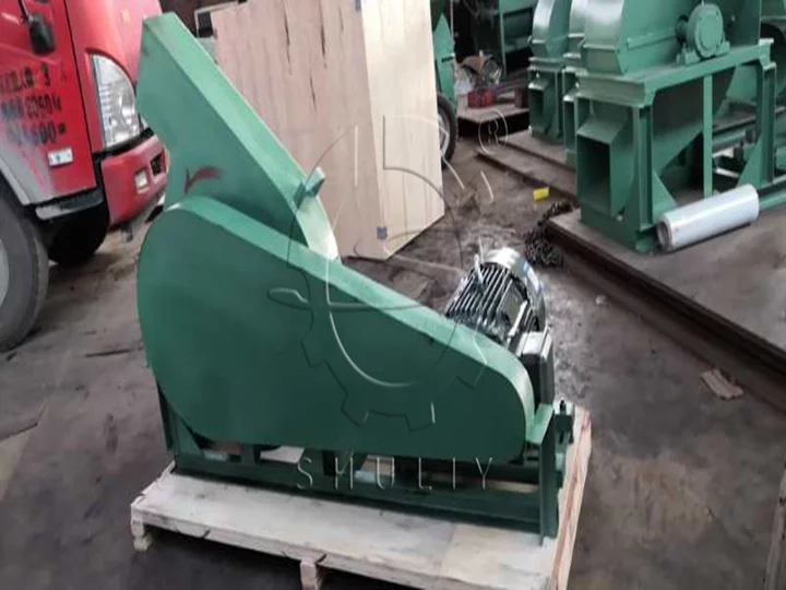Máquina trituradora de madera