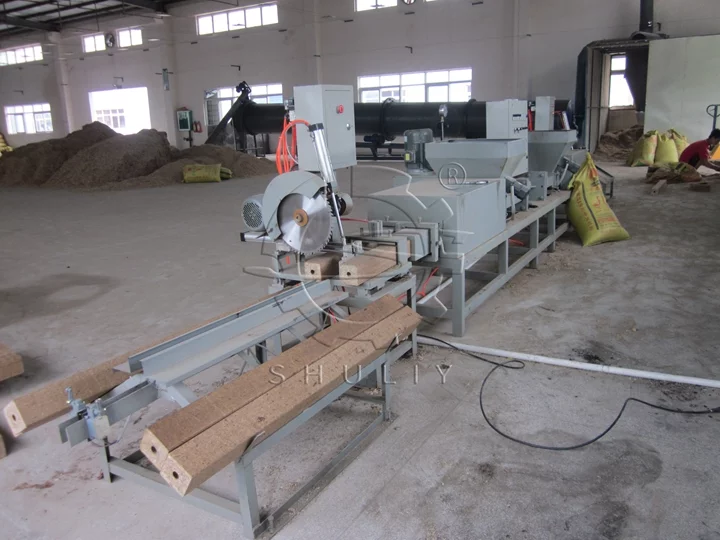 машина для производства деревянных блоков высокой производительности